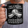 Custom Black Mug - Personalized Birthday Gifts For Brother - Brothers Stand Together Always