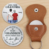 Custom Pocket Hug - Personalized Birthday Gifts For Grandpa, Grandma, Grandson, Granddaughter - Hug Held Close