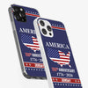 Custom Clear Phone Case - Personalized America 250th Anniversary Gifts For Women, Men - Liberty And Justice For All