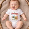 Custom First Mother's Day Baby Onesie - Personalized Baby Shower, Gender Reveal Gifts For New Moms, New Dads, New Parents, Dog Cat Lovers - My Siblings Have Paws