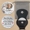 Custom Photo Cardinal Pocket Hug - Personalized Memorial Sympathy Gifts For Loss Of Mom, Dad - Made Just For You