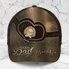 Custom Hat, All Over Print Classic Cap - Personalized 4th Of July Gifts For Dad, Grandpa - Freedom Runs In My Blood
