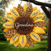 Custom Wood Sign - Personalized Birthday Gifts For Mom, Grandma - Our Family’s Heart