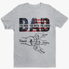 Custom Unisex T-shirt, Premium T-shirt, Hoodie - Personalized Birthday Gifts For Dad, Grandpa - Strength Of A Father