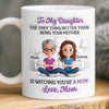 Custom 3D Inflated Effect Printed Mug - Personalized Mother's Day Gifts For Mom, Daughter - Always My Little Girl