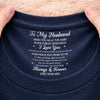 Custom Inside Neck Print T-Shirt - Personalized Anniversary Wedding Gifts For Husband And Wife, Him And Her - Love Grows Stronger Together