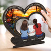 Custom 2-Layered Wooden Plaque - Personalized Mother's Day Birthday Gifts For Mom, Daughter - Our Love, Framed In Forever