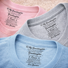 Custom Inside Neck Print T-Shirt - Personalized Birthday Gifts For Granddaughter - A Hug From Grandma, Always