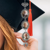 Custom Tassel Photo Charm with Angel Wings - Personalized Graduation Gifts For Him, Her - Chasing Dreams Graduation Day