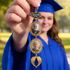 Custom Tassel Photo Charm with Angel Wings - Personalized Graduation Gifts For Him, Her - Chasing Dreams Graduation Day