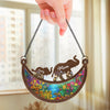 Custom Window Hanging Suncatcher Ornament - Personalized Mother's Day Birthday Gifts For Mom, Grandma - A Little One, A Big Love