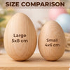 Custom Wooden Egg Shaker - Personalized Easter, Baby Shower, Gender Reveal Gifts For New Moms, New Dads, New Parents - Our Little Miracle Arrived