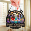 Custom Window Hanging Suncatcher Ornament - Personalized Mother's Day Birthday Gifts For Mom, Daughter - Forever Close, Forever Hers