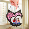 Custom Window Hanging Suncatcher Ornament - Personalized Mother's Day Birthday Gifts For Mom, Daughter, Son - The Heart Of Our Story