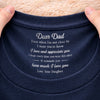 Custom Inside Neck Print T-Shirt - Personalized Father's Day Birthday Gifts For Dad, Daughter - You Are My First Hero