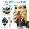 I Am Proud Of You And Love You More Than Anything In The World - Tumbler - To My Son, Gift For Son, Son Gift From Mom, Birthday Gift For Son
