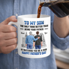 Custom 3D Inflated Effect Printed Mug - Personalized Father's Day Gifts For Son - Watching You Grow Is My Joy