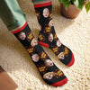 Custom Photo Middle Tube Socks - Personalized Father's Day Birthday Gifts For Dad, Grandpa - Super Dad, Super Cool