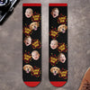 Custom Photo Middle Tube Socks - Personalized Father's Day Birthday Gifts For Dad, Grandpa - Super Dad, Super Cool
