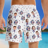 Custom Photo Tropical Hawaiian Aloha Men Beach Shorts - Personalized Father's Day, Summer Vacation And Travel Gifts For Dad, Grandpa - Best Dad Swim Drip