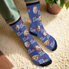 Custom Photo Middle Tube Socks - Personalized Father's Day Birthday Gifts For Dad, Grandpa - Cool Dads Wear Cool Socks