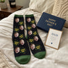 Custom Photo Middle Tube Socks - Personalized Father's Day Birthday Gifts For Dad, Grandpa - Super Dad, Super Cool