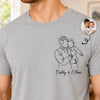 Custom Photo T-shirt, Hoodie - Personalized Father's Day Birthday Gifts For Dad, Grandpa - Dad’s Love Never Fails