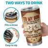Custom Tumbler - Personalized Father's Day Birthday Gifts For Son - My Son My Forever Pride