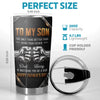 Custom Tumbler - Personalized Father's Day Birthday Gifts For Son - Son You Make Life Beautiful
