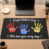 Custom Desk Mat - Personalized Father's Day Birthday Gifts For Dad, Grandpa - Tiny Hands, Big Love For Daddy