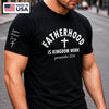 Custom T-Shirt - Personalized Father's Day Birthday Gifts For Dad, Grandpa - Fatherhood With Purpose