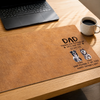 Custom Desk Mat - Personalized Father's Day Gifts For Dog Cat Lovers, Dog Dad And Mom, Cat Owners - Pet Hair Everywhere