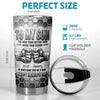 Custom Tumbler - Personalized Father's Day Birthday Gifts For Son - Never Forget How Loved You Are