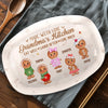 Grandma's Kitchen - Family Personalized Custom Platter - Christmas Gift For Mom, Grandma