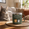 Thanks For Being My Human Servant - Dog Personalized Custom 14oz Stainless Steel Tumbler With Handle - Gift For Pet Owners, Pet Lovers