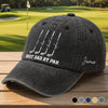 Custom Golf Cap - Personalized Father's Day Birthday Gifts For Dad, Grandpa, Golf Lovers, Sports Fans, Sports Lovers - Golf First Everything Else Later