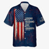 Custom Unisex Tropical Hawaiian Aloha Shirt - Personalized America 250th Anniversary Father's Day Gifts For Dad, Grandpa - Built On Freedom And Love