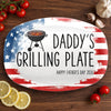Custom Platter - Personalized Father's Day Birthday Gifts For Dad, Grandpa - Built On Food And Love