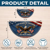 Custom Non-Pleated Fan Flag - Personalized America 250th Anniversary Gifts For Mom, Dad, Brother, Sister, Kids - United By Liberty