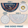 Custom Non-Pleated Fan Flag - Personalized America 250th Anniversary Gifts For Mom, Dad, Brother, Sister, Kids - Land Of Freedom And Love