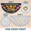 Custom Non-Pleated Fan Flag - Personalized America 250th Anniversary Gifts For Mom, Dad, Brother, Sister, Kids - Proud Loud American