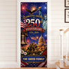 Custom Door Cover - Personalized America 250th Anniversary Gifts For Mom, Dad, Brother, Sister, Kids - Welcome To The USA Era
