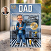 Custom Photo Toy Box Acrylic Plaque - Personalized Father's Day Birthday Gifts For Dad, Grandpa - Dad Mode Always Active