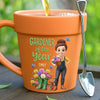Custom Plant Pot Ceramic Mug - Personalized Birthday Garden Gifts For Gardeners - Proud Plant Mom Energy