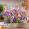 Custom Tempered Glass Cutting Board - Personalized Birthday Gifts For Her, Friends, Sisters, Daughters, Mom, Grandma - Strong Beautiful Unstoppable
