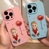 Custom Leather Phone Case - Personalized Best Friend Birthday Gifts For Women, Besties, Sisters, BFF, Daughter - Your Daily Dose Of Cute
