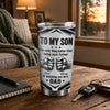 Custom Tumbler - Personalized Father's Day Birthday Gifts For Son - My Son My Greatest Adventure