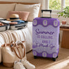 Up In The Clouds, Where I Belong - Travel Personalized Custom Luggage Cover - Summer Vacation Gift, Gift For Adventure Travel Lovers