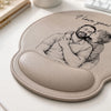 Custom Photo Leather Mouse Pad - Personalized Father's Day Birthday Gifts For Dad, Grandpa - Dad Makes Every Memory Better