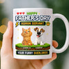 Custom Mug - Personalized Father's Day Birthday Gifts For Dog Cat Lovers, Dog Dad And Mom, Cat Owners - From Your Furry Overlords